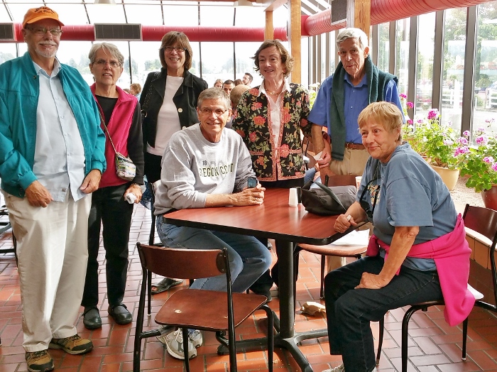 the group at the Tillamook Creamery